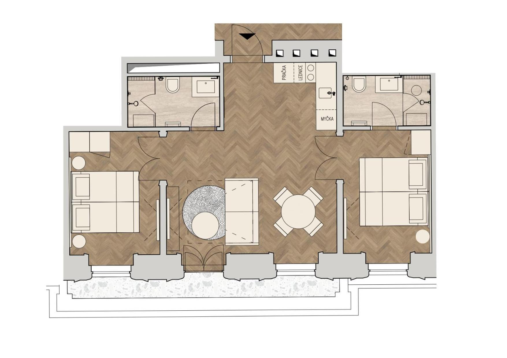 R16 Residences Прага Экстерьер фото